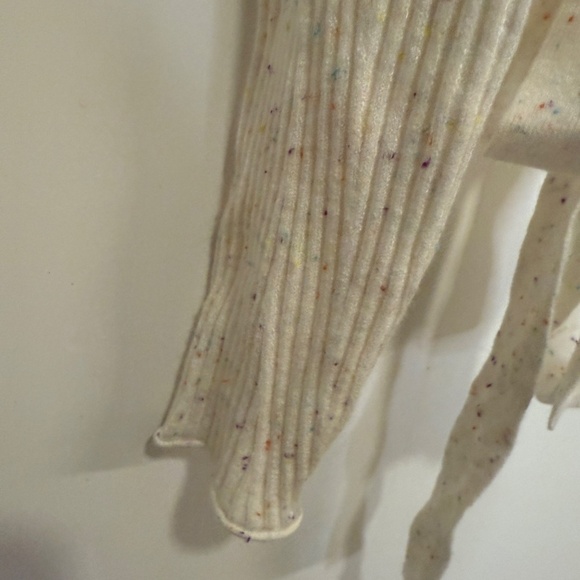 Wild Fable Speckled Rib Knit Wrap Top – Size Small - Picture 6 of 9